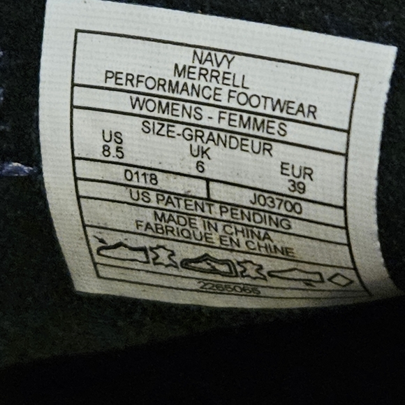 Merrell Women's Perforated Slip-on Mules Navy Blue - Picture 11 of 11